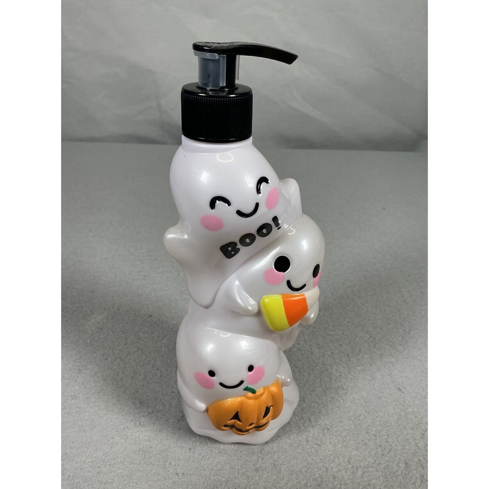 Halloween Stacked Ghost Soap Dispenser Pumpkin Candy Corn New